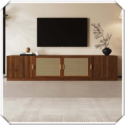 Meuble télé Modern Rattan Doors