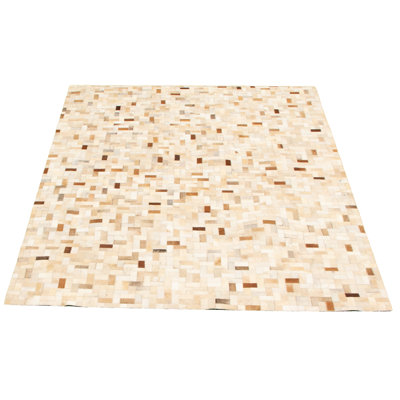 Jaythian Cowhide Patchwork Indoor Rug