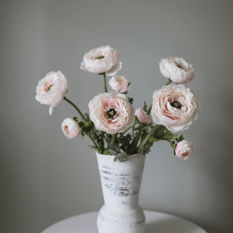 Ranunculus Faux Floral, Pink