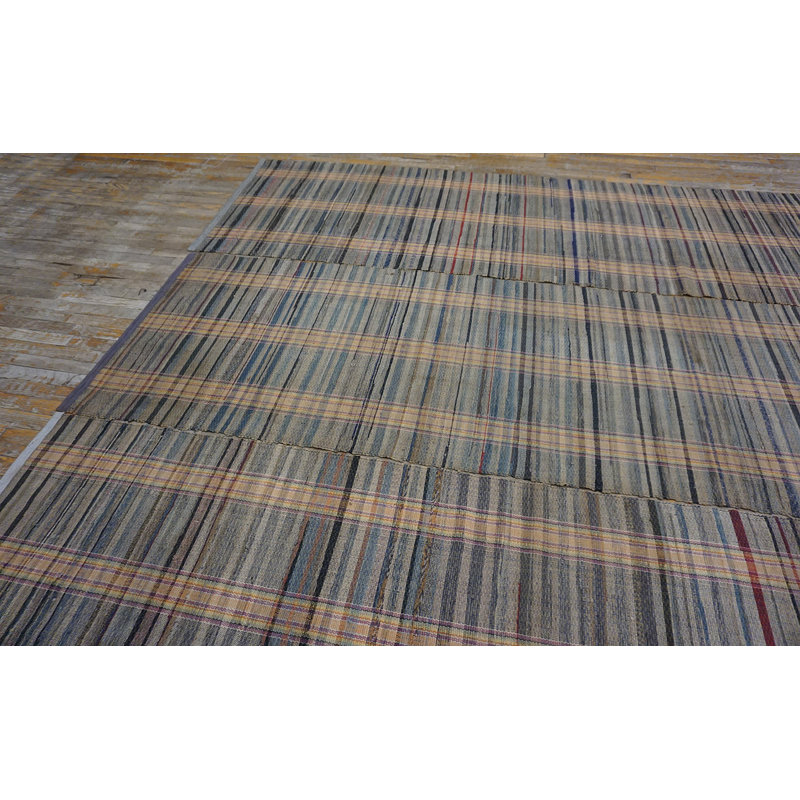 Antique American Rag Flat Weave Rug