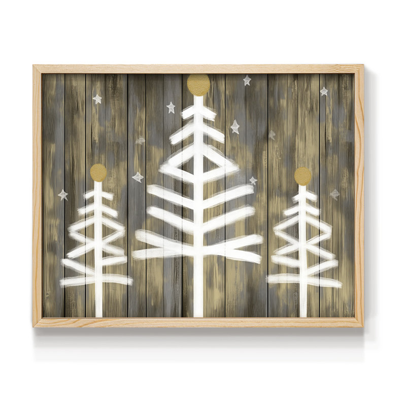 «Chirstmas Art» - CDL XXIX - Reproduction encadrée - Restickable, H 16 po x l 20 po, Naturel