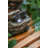 Zinn Handcrafted Indoor and Outdoor Weather Resistant Table Top Fountain with Lights