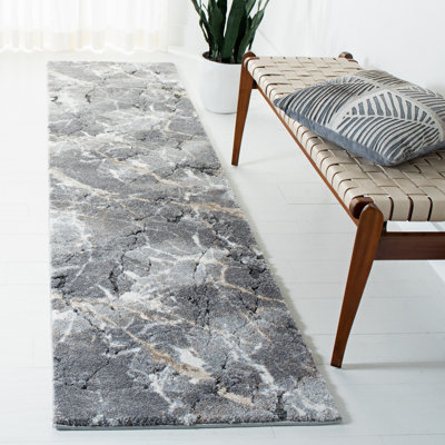 Makenna Abstract Gray/Beige Area Rug
