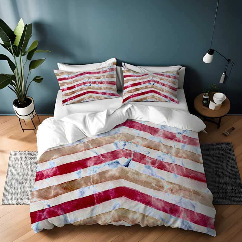 Literie , Housse de couette grand + 2 grandes taies décorat