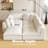 156.7‘’ Oversized U Shaped 6 Piece Modular Cloud Sectional Sofa with Ottoman-16169398