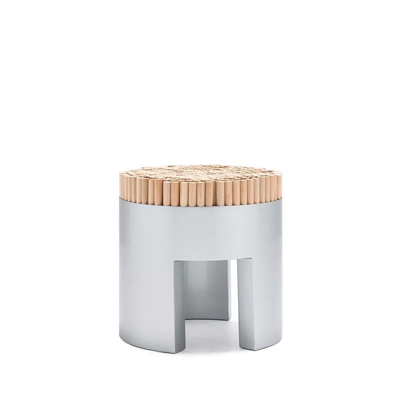 Chiquita Accent Stool, Lemon Yellow