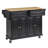 Idlewild Solid Wood Top Kitchen Cart-1265041938