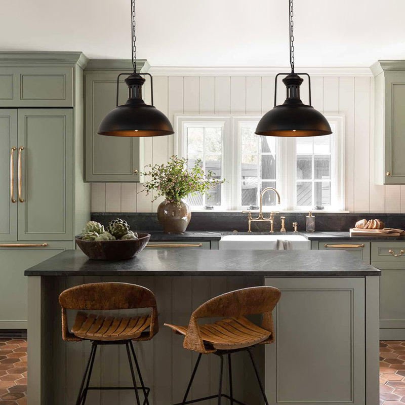 Southsea 1 - Light Dome Pendant, Black