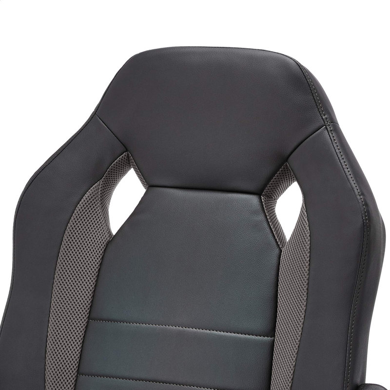 Chaise ergonomique inclinable, Gris / noir