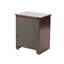 Table de chevet 2 tiroirs en merisier - Bois de pin pour une ambiance de chambre à coucher exquise