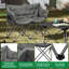 Folding camping chair for 2 people, upholstered camping chair, 300kg load capacity, folding camping chair, camping sofa for outdoor garden balcony
