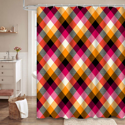 Rideau de douche Tartan