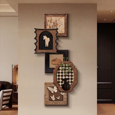 Black,Brown Free Form Sandstone Wall art