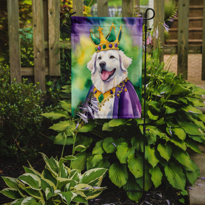 Drapeau de jardin double en polyester H 15,5 po x l 11,25 po