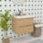 Large Storage Floating Bathroom Vanity-1946675667