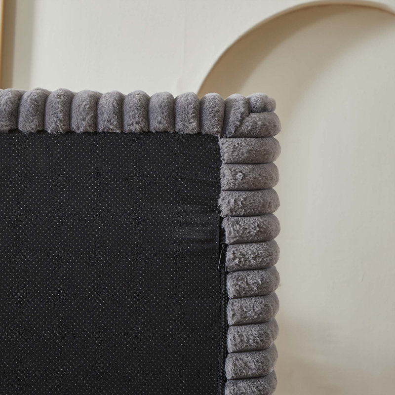 Chaise longue 87 po Bruno, Gris