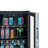 EdgeStar 18.88'' W Convertible 105 Cans (12 oz.) 3.36 Cubic Feet Beverage Cooler with Reversible Glass Door