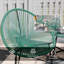 Outsunny 3 Pieces Rattan Bistro Set with Acapulco Chairs for Patio Green