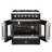 Galiano 30" French Door Dual Fuel Range, White or Black & Antique Brass, 4.32 cu.ft. True Convection Oven-108673460