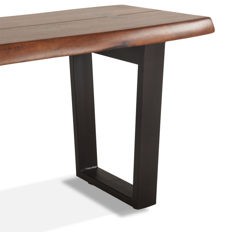 Banc en bois massif d'acacia Kenzy