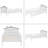 Jenal Standard Bed with Shelves-481104031-481104097