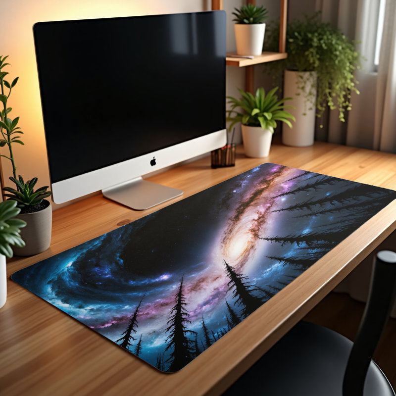 Polyester Desk Pad, 14.4x12.1