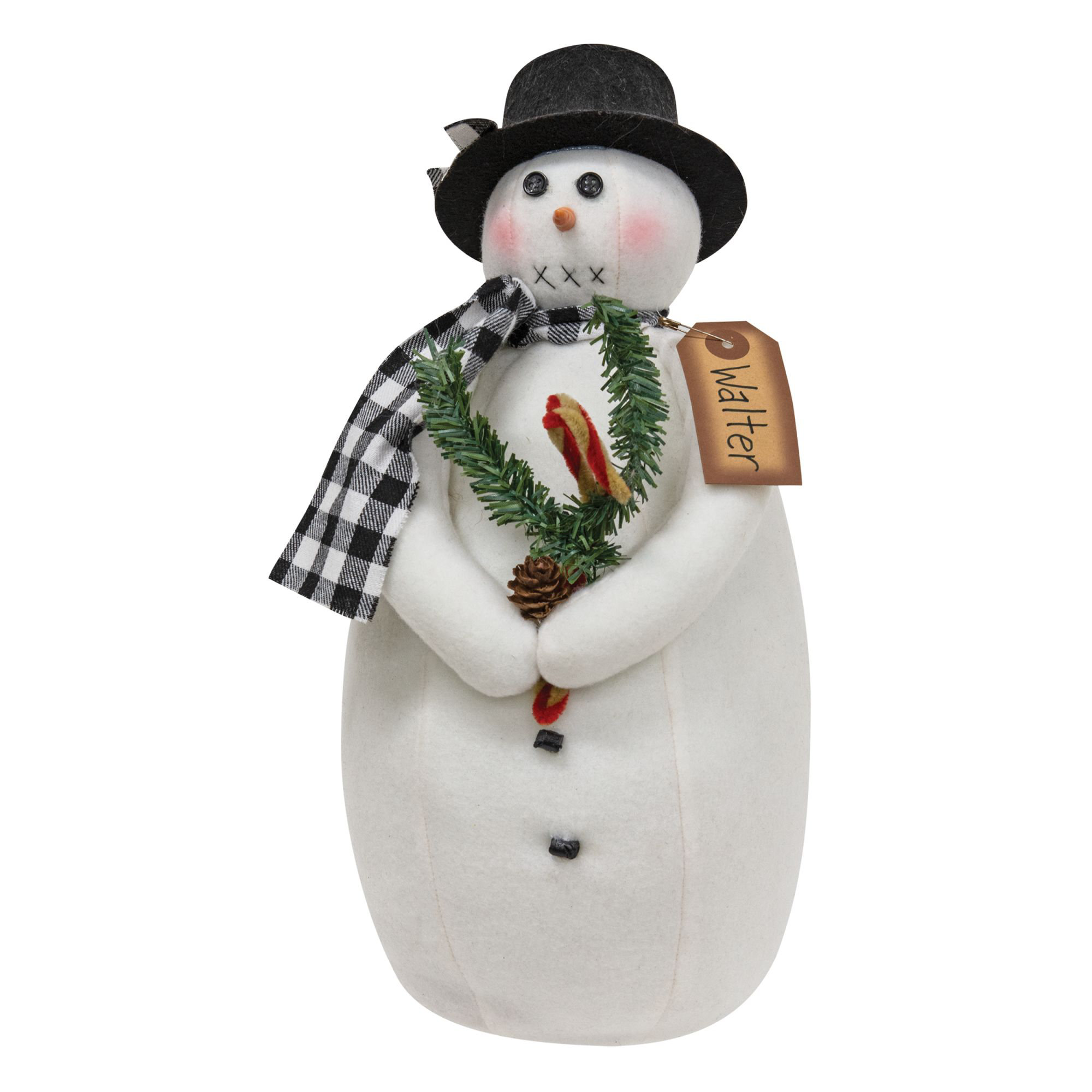 25 Inch Pre-Lit Light Up Snowman, Collapsible Outdoor Snowman Christmas  Yard Decorations