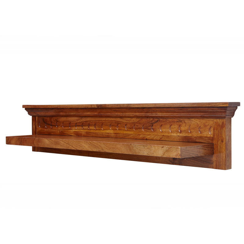 Oxford Acacia Solid Wood Accent Shelf, Honig
