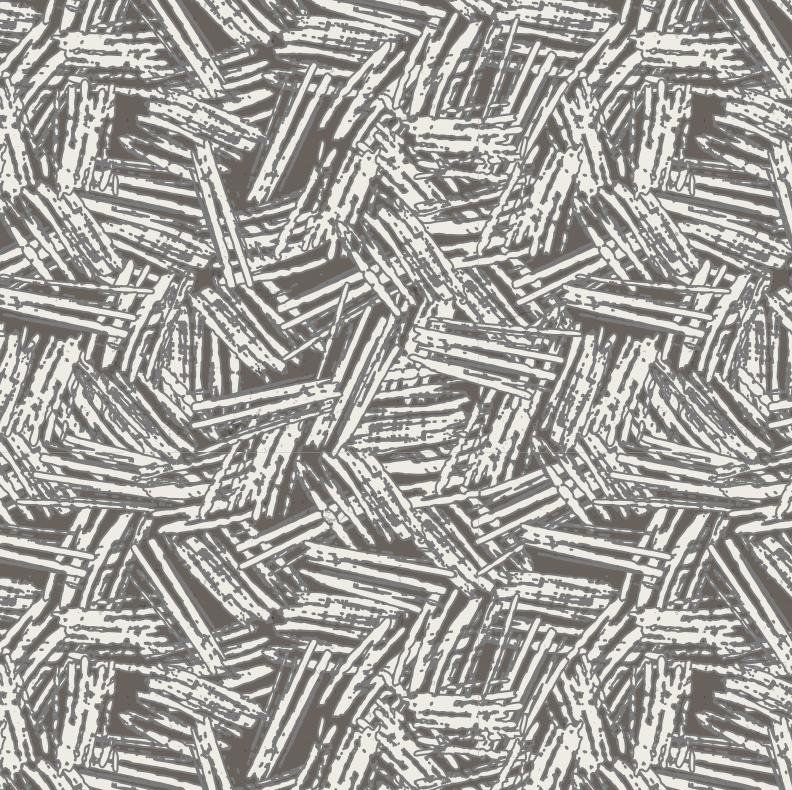Eleven Abstract Vinyl Wallpaper Roll by Jamie Graney, Bungee/Coconut, Paper