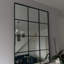 Rectangle Metal Window Panel Mirror-91019009-91019010