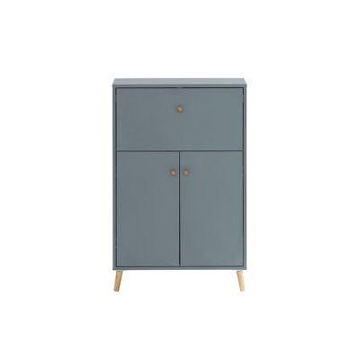 Datus Rectangular Desk with Cabinet
