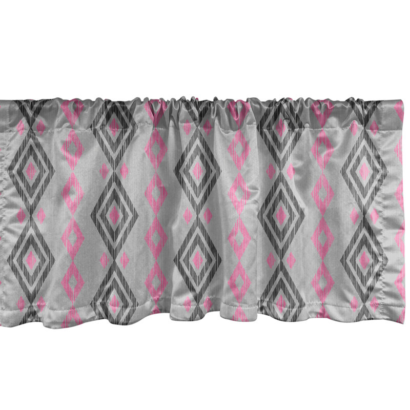 Ensemble de 2 cantonnières Ambesonne Ikat, L 42 po x L 12 po