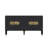 Modern Console Table, Anthracite & Gold, 100% Melamine Coated Particle Board, Thickness: 0.7 inches | Wall-Mountable Design, Multiple Shelves for Storage, Stylish & Functional Home Décor-1977389973
