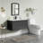 Sharee 36" Single Bathroom Vanity Set With Sink Top, Faucet, Pop Up Drain, Floating Cabinet-265862779