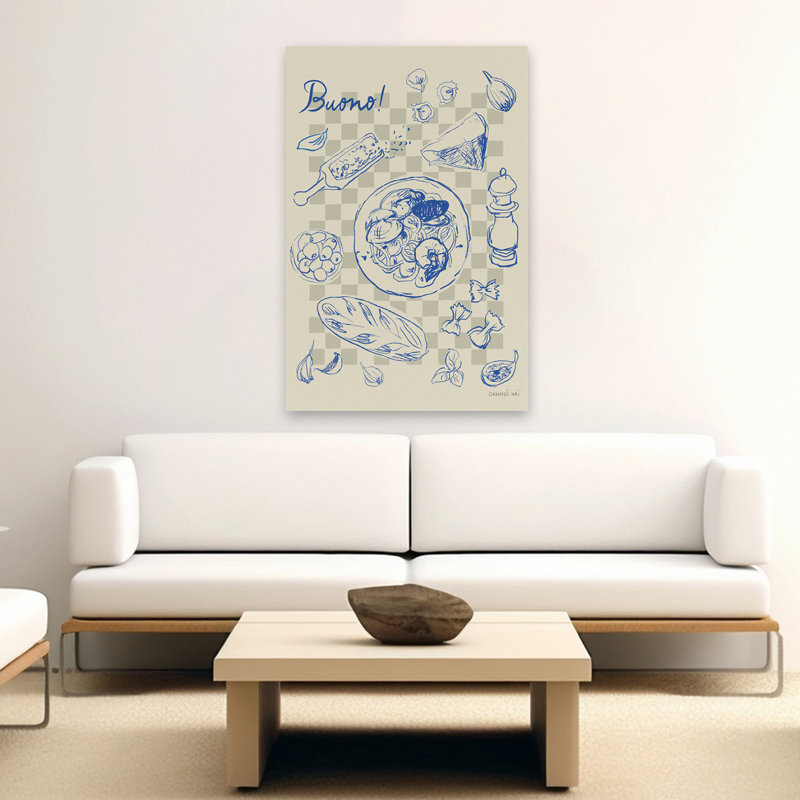 Italiano I Art, art abstrait contemporain, H 60 po x l 40 po