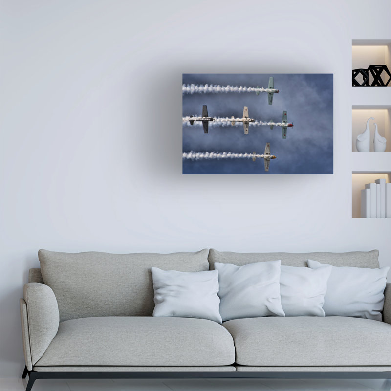 Art sur toile Knut Saglien The Aerostars, H 22 po x l 32 po