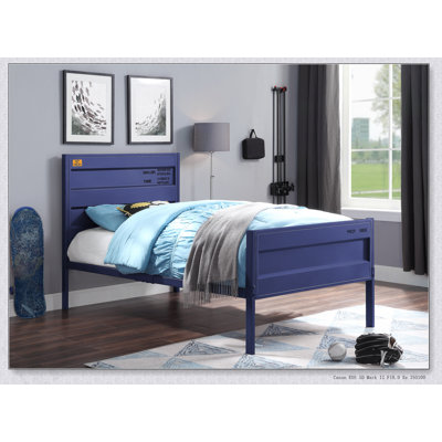 Cargo Blue Finish Full Bed