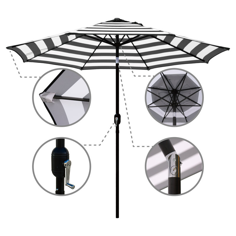 Jaida 108'' Tilt Market Umbrella
