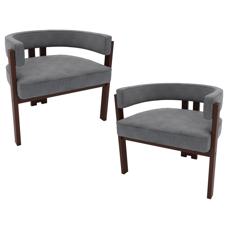 Fauteuil en chenille, Gris