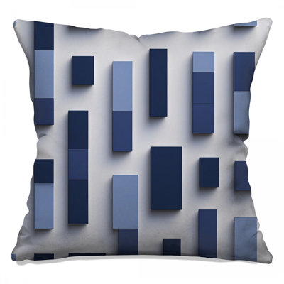 Coussins bleus rectangulaires