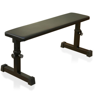 The Flat Weight Bench For Strength Training W/ 5-level Adjustable Height