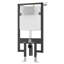 Vermont 2x4 In-Wall Toilet Tank Carrier System 0.8/1.6 GPF Dual Flush with Flush Actuator