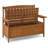 Romney Solid Wood Teak Outdoor Bench