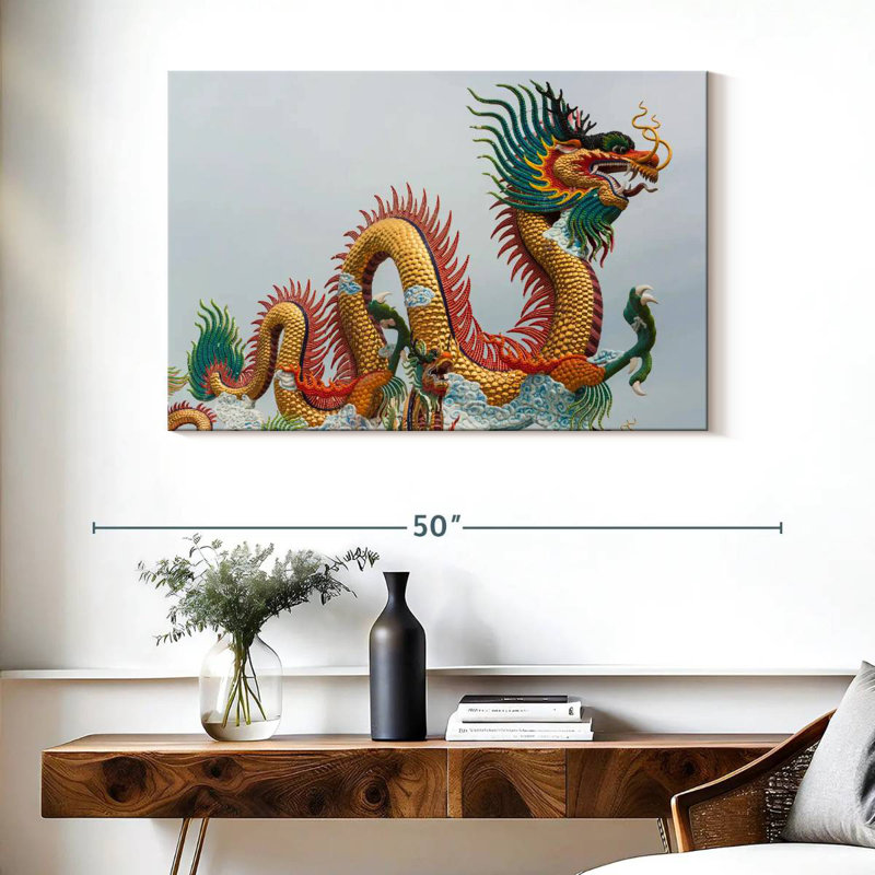 Kelan Korean Dragon, 26" H x 39" W