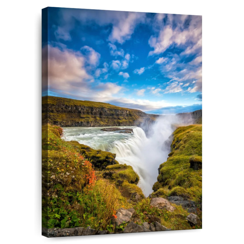 Alvord Meadow près des chutes Gullfoss, H 48 po x l 32 po
