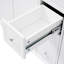 Meuble-lavabo double 60 po avec plateau en résine