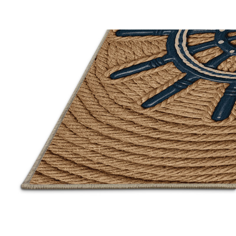  Tapis bord de mer lavable, Runner 2' x 4'
