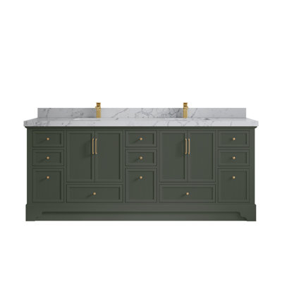 Alys 84" Double Bathroom Vanity Set (Pulls Option)