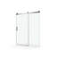 Porte de douche à porte coulissante simple sans cadre avec verre trempé de 3/8 po de l 56 à 60 po x H 76 po