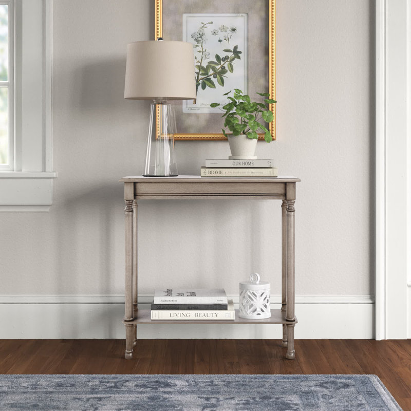 Hemenway 28'' Console Table, Greige